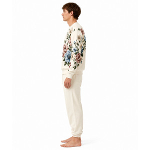 Sweat-shirt en molleton imprimé de qualité supérieure pour hommes, col rond, coton lourd, pull-over, écologique, design personnalisé, vêtements OEM pour l'hiver - Product Image 4