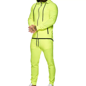 Custom <b>Jogging</b> Suit Streetwear Neon Men Tracksuit for Professional Gym Training Elite Athlete Performance Gear Advanced Kit OEM - Product Image 2
