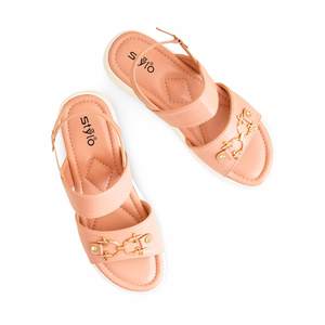 Sandalia Formal Tacón Rosa PU0470 - Product Image 1