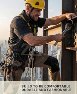 Camisas de Trabajo de Manga Corta de Algodón para Hombre, Resistentes al Fuego, Ropa de Seguridad Industrial Ignífuga para Soldadura, Paquete de Respirador - Product Image 4