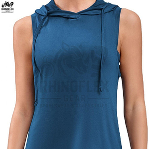 Camiseta sin mangas con capucha informal para mujer, nueva moda de verano, con diseño de labios y logo frontal, cómoda y en oferta. - Product Image 4
