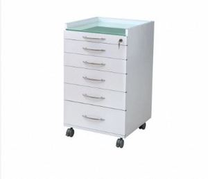 Chariot d'hôpital multifonction en plastique ABS pour anesthésie, médicaments, urgences, mobilier hospitalier, 40 lb - Product Image 3
