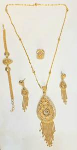 Arabian Collection Dubai 24KT Gold Plated Women's Jewelry Set Classic Design for Wedding Party Gift - Product Image 4