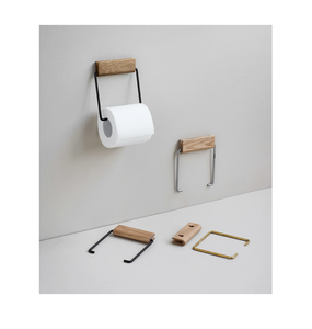 ที่ใส่กระดาษชำระแบบม้วนไม้ขายส่ง ที่เก็บกระดาษทิชชู่ในห้องน้ำ ที่วางกระดาษชำระไม้ - Product Image 1
