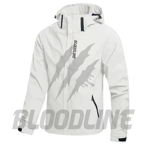 Veste Softshell Coupe-Vent à Manches Longues pour Hommes BLOODLINE, Vêtements de Sport d'Extérieur, Saison Automne - Product Image 3