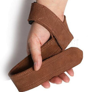 Durable Leather <b>Lifting</b> <b>Straps</b> Gym Fitness <b>Straps</b> <b>For</b> Heavy <b>Lifting</b> Deadlift And Barbell Workout Support - Product Image 2
