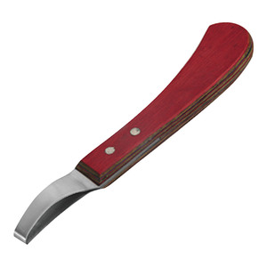 Herramienta de Herrador de Calidad Premium: Cuchillo para Pezuñas con Hoja de Acero Afilada y Mango de Madera para un Recorte Equino Cómodo - Product Image 6