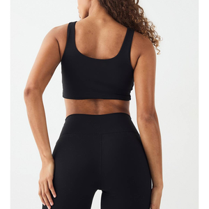 Soutien-gorge de sport léger à séchage rapide, haute résistance, motif uni, push-up, pour femme, idéal yoga et fitness, vente en gros - Product Image 4