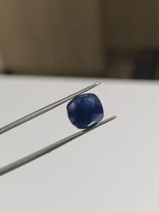 Zafiro Azul Rectangular Natural de 7.50 ct, Gema de Alta Calidad para Anillos, Colgantes y Accesorios - Product Image 2