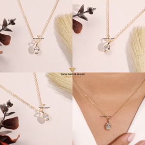 เพชร CVD ทรงรี น้ำหนัก 1.00 กะรัต สี D ความสะอาด VVS2 ทองคำแท้ 14K จี้เพชรเม็ดเดี่ยวสำหรับโอกาสพิเศษ ได้รับการรับรองจาก IGI - Product Image 5