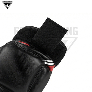 Équipement de boxe FAHAD, service OEM ODM, protection des coudes en cuir PU durable, réglable, antichoc, léger, protection moyenne à haute intensité - Product Image 4