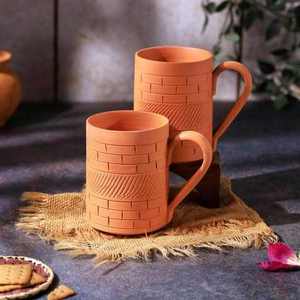 Tasses à thé en terre cuite faites à la main, mugs en verre, tasses à thé et à café modernes, luxueuses et écologiques pour la maison - Product Image 1