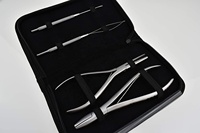 Ensemble complet d'outils de pose d'extensions de cheveux en acier inoxydable de haute qualité, durable, professionnel, pour usage domestique