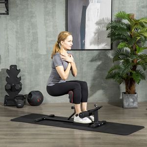 Macchina Regolabile per Squat Sissy per Palestra Domestica con Piastra Antiscivolo e Rulli per Allenamento Gambe - Product Image 2
