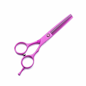 Salon Thinning Scissors Straight <b>Blade</b> Stainless Steel Shear - Product Image 1