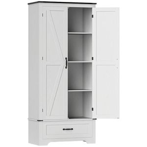 Mobiletto Bianco per Soggiorno e Cucina per l'Organizzazione degli Alimenti - Product Image 5