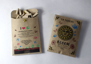 Cigarette Tips Used At The End Of The Cigarette Made Of Flower <b>Seeded</b> Hemp <b>Paper</b> - Product Image 5