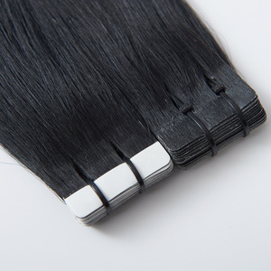 Venta caliente 100% Extensiones de cabello Remy virgen indio natural Doble dibujado Cutícula completa alineada Crudo teñido Super Doble dibujado Extremos - Product Image 1