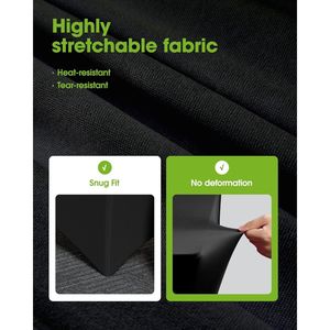 "Waterproof Rectangle Tablecloth 60x84 Inches Wrinkle-free Spill-proof Decorative Fabric <b>Table</b> Cover" - Product Image 2