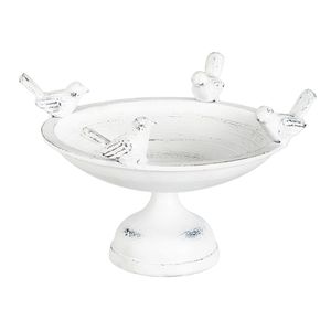 Nouvel Arrivage : Bain d'oiseaux en métal pour jardin, mangeoire et bain d'oiseaux en fer forgé pour extérieur, autoportant et fait main - Product Image 5