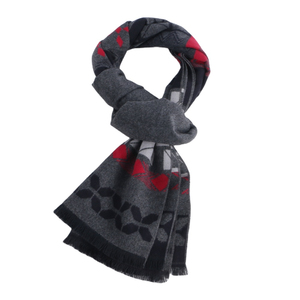 Bufanda de Lana a Cuadros Clásica Premium de Alta Calidad al por Mayor, Larga, con Aislamiento Térmico, Cálida para Invierno, para Hombre Adulto, Tejida, 2026 - Product Image 2