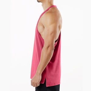 เสื้อกล้ามผู้ชายปี 2026 ราคาดีที่สุด ผ้าฝ้าย 100% แห้งเร็ว ระบายอากาศได้ดี สีและขนาดตามสั่ง โลโก้ตามสั่ง รับผลิตแบบ OEM - Product Image 4