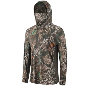 Sudadera con Capucha de Camuflaje para Hombre Relevo, Corte Regular, Felpa Francesa de 320 g/m², Transpirable, Informal, con Bolsillo Delantero - Product Image 5
