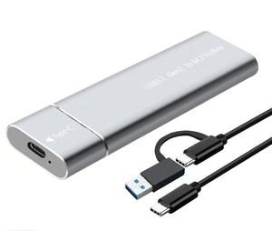 Aluminum M2 NVMe <b>Ssd</b> Enclosure Adapter <b>External</b> USB Type c PCIE M.2 Nvme Metal <b>SSD</b> Enclosure Case - Product Image 1