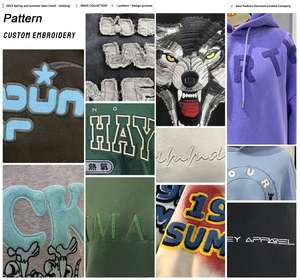 Conjunto de Sudadera con Capucha y Pantalones Deportivos Casuales Unisex con Logotipo Personalizado OEM, 100% Algodón, Cierre de Cremallera, Lavado Ácido Vintage, Ecológico - Product Image 3