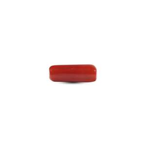 Natural Red Coral Oval Cut Loose Gemstone 6.65 Carat for Fine Jewelry - Product Image 2