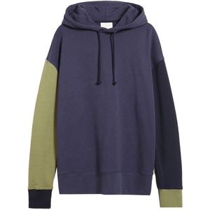 Sudadera de manga larga con capucha para hombre, ropa masculina con estilo de bloque de color - Product Image 1