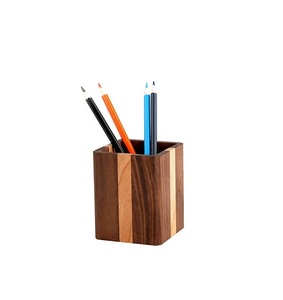 Most Selling Wooden <b>Pen</b> Holder For School Office Desk Decorative <b>Multi</b> Purpose Use Office Supplies Sorter Organizer - Product Image 1