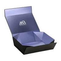 Fabricant vietnamien, vente en gros de boîtes rigides pliables sur mesure, emballées à plat, boîtes d'emballage en papier magnétique imprimées avec la marque sur mesure