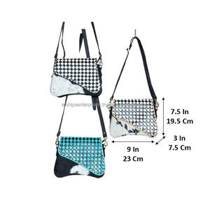 Sac bandoulière personnalisé en cuir de vachette fait main, collection Mars 2026, sac à rabat à carreaux tendance de qualité supérieure, sur mesure - Product Image 2