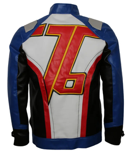 Veste de héros de jeu vidéo en cuir d'agneau véritable pour homme, veste de cosplay en cuir véritable sur mesure - Product Image 4