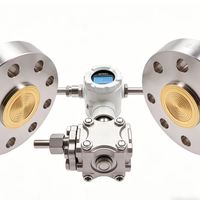 Transmetteur DP YUUKI JUN-E50 0-102 kPa avec double étanchéité à distance, revêtement en PTFE et tantale, 0,075 % non-exotérisant, DN80 PN16, barillet d'insertion liquide de 6 m
