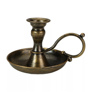 Juego de 2 candelabros de metal de latón con anillo para el dedo, acabado en oro, para decoración de iluminación en el hogar, bodas y eventos, en oferta. - Product Image 3
