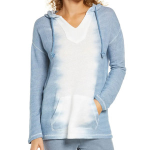 เสื้อฮู้ดผู้หญิงลายมัดย้อม สำหรับผู้ซื้อจำนวนมาก สวมใส่สบายและทันสมัย ราคาขายส่ง ปี 2026 พร้อมบริการออกแบบ OEM แขนยาว - Product Image 1