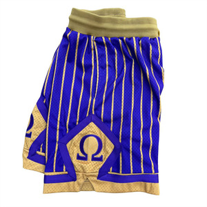 Diseña tus propios pantalones cortos de baloncesto retro de poliéster sublimados personalizados al por mayor para hombre con doble malla y estampado de llamas - Product Image 4