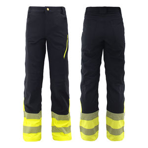 Pantalon de sécurité haute visibilité pour hommes, classe 3, vêtements de travail robustes, respirants, imperméables, avec panneaux réfléchissants, prix de gros - Product Image 1