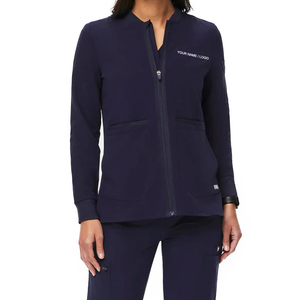 Chaqueta Quirúrgica para Mujer, Fabricada a Medida, al por Mayor, de Alta Calidad, Transpirable, Cómoda, con Logotipo Personalizado - Product Image 1
