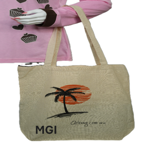 Bolsa de Compras Reutilizable de Algodón Orgánico Reciclado, Ecológica, 100% Algodón, con Logotipo Personalizado, Impresa, MOQ Bajo, para Mujer - Product Image 3