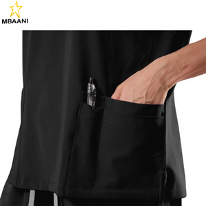 <b>Scrubs</b> for Women <b>Set</b> - V-Neck <b>Scrub</b> Top & Jogger Pants with 9 Pockets, Stretch Comfortable Medical Uniform - Product Image 4