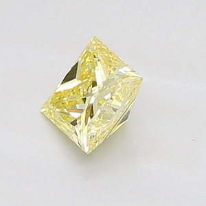 Diamante Amarillo Natural Corte Princesa de 0.95-1.05 Quilates, Color Intenso, Claridad VVS2, Gema Suelta Certificada para Joyería Fina - Product Image 1