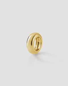 Eternity Bead Wheel <b>Spacer</b> Charm Luxury Minimalist Charm Rondelle Pendants for Everyday Wear Stacking Wholesale 14K 18K Solid - Product Image 1