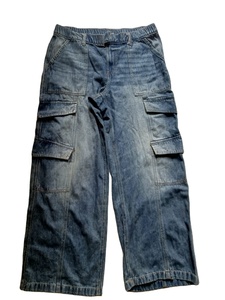 Otoño/Invierno nuevo Vintage Regular de talla grande pantalones cruzados hombres American Cleanfit Dark 100% algodón lavado de punto Casual - Product Image 4