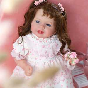 Babeside 50cm souriant Reborn bébé Emilia 20 ''princesse enfant en bas âge fille Reborn poupées - Product Image 5