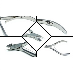 Stainless Steel Premium Professional Cuticle Nippers Nail Ingrown <b>Toe</b> Nail Cutter Heavy Duty Nail Clipper Sustainable Wide Jaw - Product Image 1