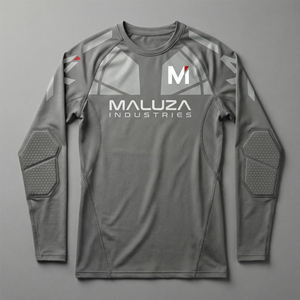 Chemise à manches longues de compression Titan Shield pour hommes, entraînement en salle de sport, performance tactique, édition MALUZA Industries Pro Elite - Product Image 1