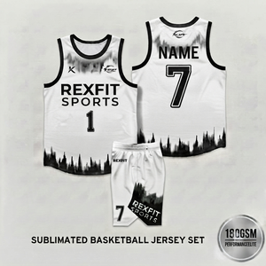Conjunto de Uniforme de Baloncesto Sublimado Personalizado Rexfit Sports para Hombre y Jóvenes, Camiseta y Pantalones Cortos Transpirables para Entrenamiento y Partido, Ropa Deportiva OEM - Product Image 6